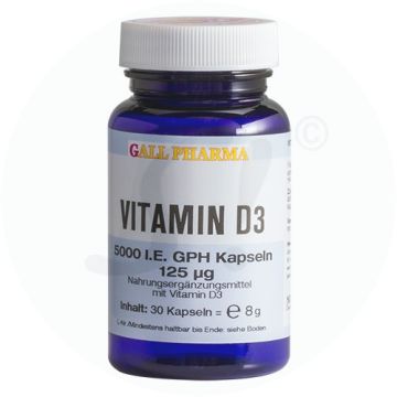 Gall Pharma Vitamin D3 5000IE Kapseln 30 Stk.