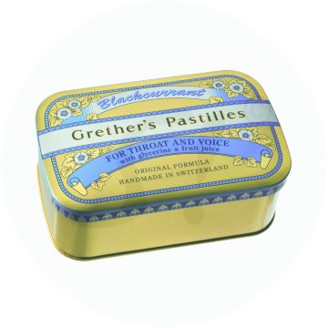 Grethers Pastillen Blackcurrant 440 g