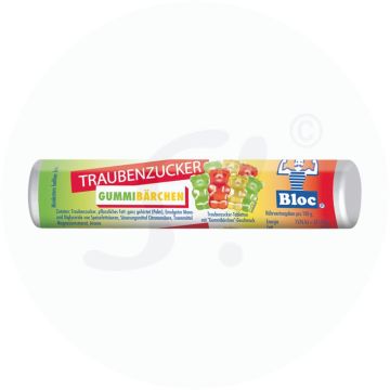 Bloc Traubenzucker Gummibärchen 42 g