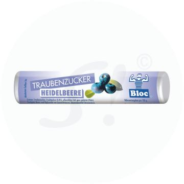 Bloc Traubenzucker Heidelbeere 42 g