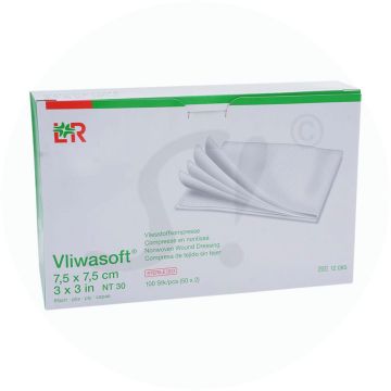 Vliwasoft 6-fach steril  7,5 x 7,5 cm 100 Stk.
