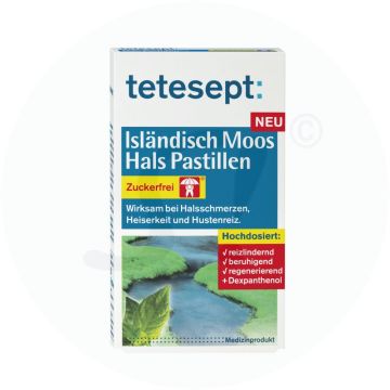 Tetesept Halstabletten Isländisch Moos 20 Stk.