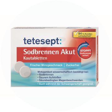 Tetesept Kautabletten Sodbrennen Akut 20 Stk.
