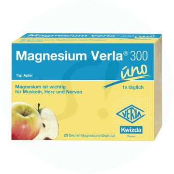 Magnesium Verla 300 Uno Granulat 50 Btl. Apfel
