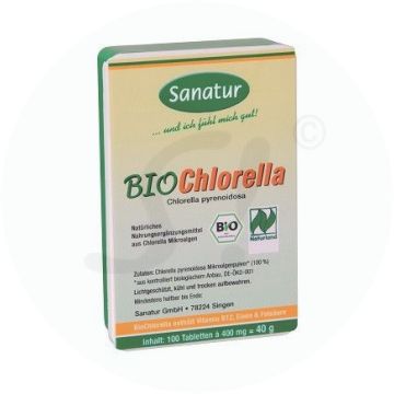 Sanatur Chlorella 400 mg Bio Tabletten 100 Stk.