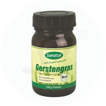 Sanatur Gerstengras Pulver Bio 90 g