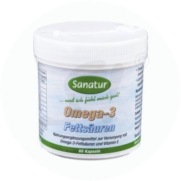 Sanatur Omega 3 Fischöl 160 Kapseln 120 Stk.
