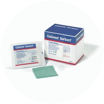 Cutimed Sorbact Kompresse 7 x 9 cm