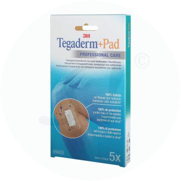 3M Tegaderm plus Pad 5 Stk. 6 x 10 cm