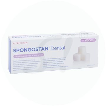 Spongostan dental Würfel  1 x 1 x 1 cm 24 Stk.