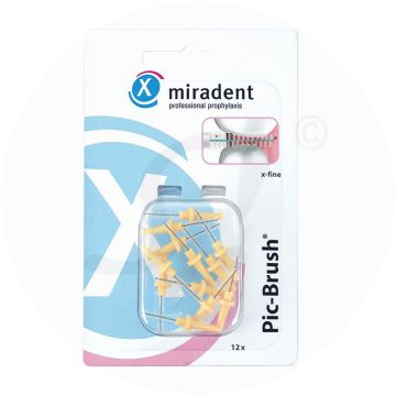 Miradent Pic-Brush® Ersatzbürsten  Gelb 6 Stk.