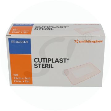 Cutiplast Wundverband steril 100 Stk. 5 x 7,2 cm
