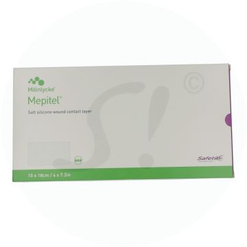 Mepitel Netzauflage steril 10 Stk. 10 x 18 cm