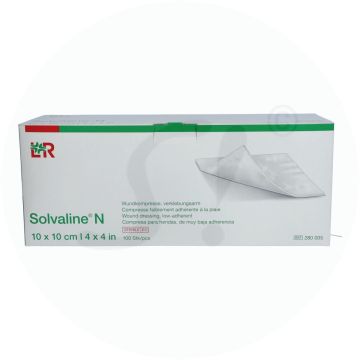 Solvaline N Wundkompresse steril 100 Stk. 10 x 10 cm