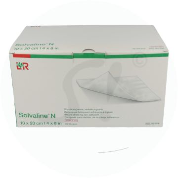 Solvaline N Wundkompresse steril 50 Stk. 10 x 20 cm