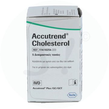 Roche Accutrend Cholesterol Teststreifen 5 Stk.