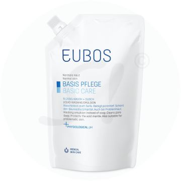 Eubos Flüssig Wasch und Dusch Blau Nachfüllung 400 ml