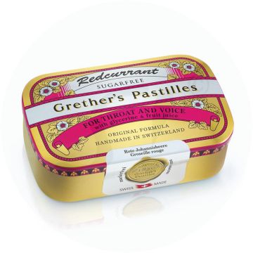 Grethers Pastillen Redcurrant zuckerfrei 110 g 