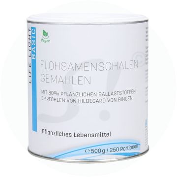 Flohsamenschalen Gemahlen 500 g