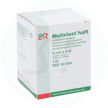 Lohmann & Rauscher Mollelast Haft 1 Stk. Weiß 4 m x 6 cm