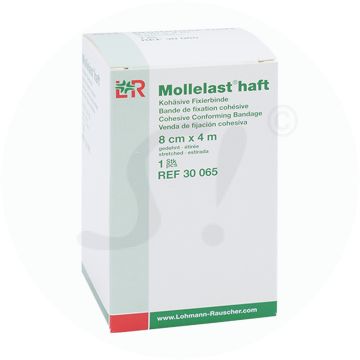 Lohmann & Rauscher Mollelast Haft 1 Stk. Weiß 4 m x 8 cm