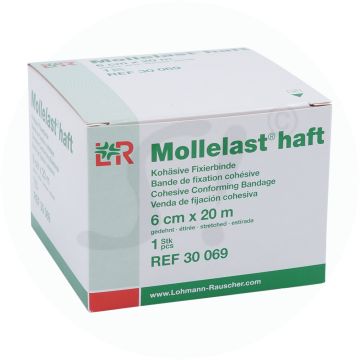 Lohmann & Rauscher Mollelast Haft 1 Stk. Weiß 20 m x 6 cm