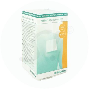 B. Braun Mullkompresse Askina 8-fach unsteril 100 Stk. 7,5 cm