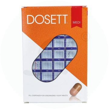 Dosett Medikament Dispenser 1 Stk. blau Medium