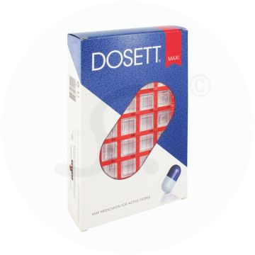 Dosett Medikament Dispenser Rot Maxi 1 Stk. 