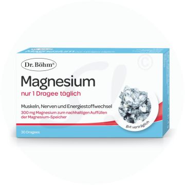 Dr. Böhm Magnesium nur 1 Dragee täglich 30 Stk.