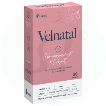 Velnatal Kapseln Schwangerschaft + Stillzeit