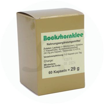 Vital Nutrition Bockshornklee Kapseln 60 Stk.