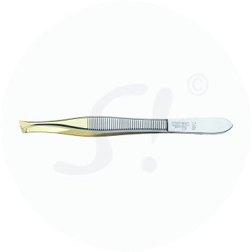 Mag. Doskar Pinzette vergoldet 1 Stk. Greif 9 cm