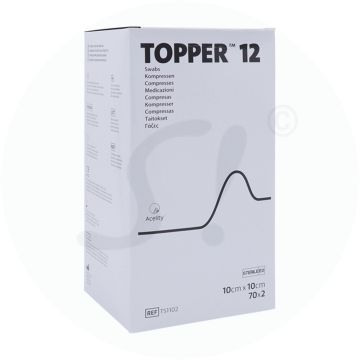 Systagenix Topper 12 Kompresse steril  140 Stk. 10 x 10 cm