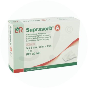 Suprasorb A Alginatverband 10 Stk. 5 x 5 cm
