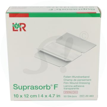 Suprasorb F Folien-Wundverband 50 Stk. 10 x 12 cm