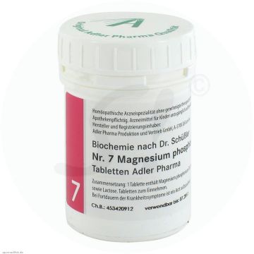 Adler Pharma Schüßler Tabletten Nr. 7 Magnesium Phosphoricum D 6 100 g