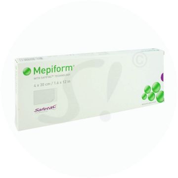 Mepiform Silikonverband  1 Stk. 4 x 30 cm