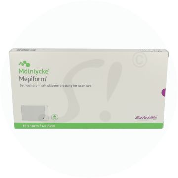 Mepiform Silikonverband  1 Stk. 10 x 18 cm