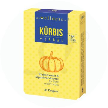 Wellness Kürbis + Sabal Dragees 30 Stk.