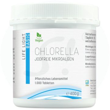 Life Light Chlorella Mikroalgen Tabletten 1000 Stk.