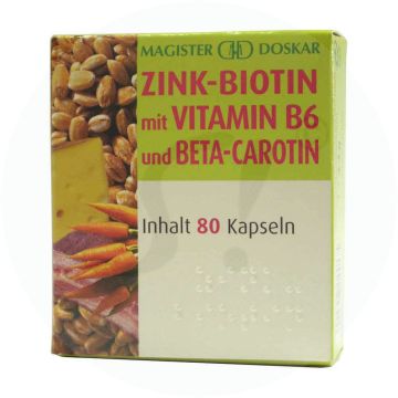 Zink Kapseln Biotin 80 Stk.