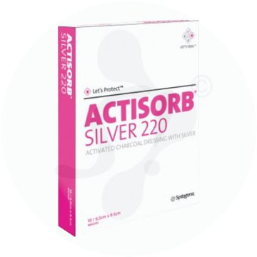 Systagenix Actisorb Silver 220 Kompressen 10 Stk. 9,5 x 6,5 cm