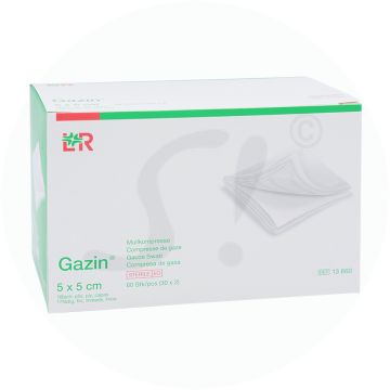 Lohmann & Rauscher Gazin® Mullkompresse steril 60 Stk. 16-fach 5 x 5