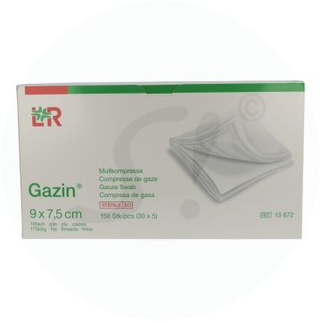 Mullkompresse Gazin steril 16-fach 9  30 x 5 cm 150 Stk.