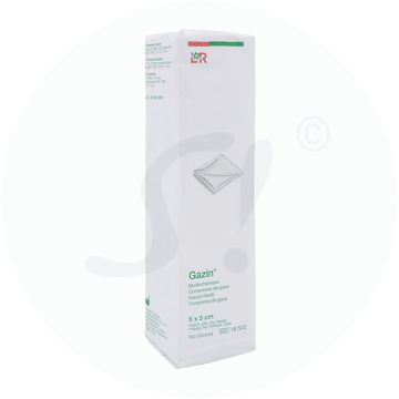 Lohmann & Rauscher Gazin® unsteril 100 Stk. 16-fach 5 x 5 cm