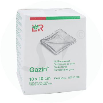 Lohmann & Rauscher Gazin® unsteril 100 Stk. 8-fach 10 x 10 cm