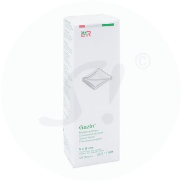 Lohmann & Rauscher Gazin® unsteril 100 Stk. 12-fach 5 x 5 cm