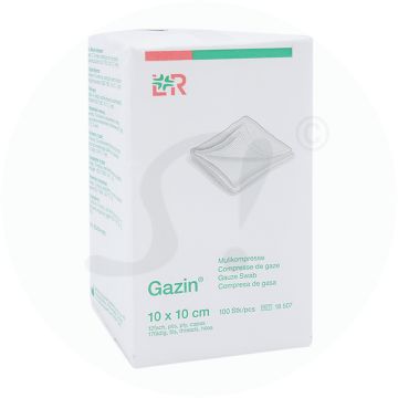 Lohmann & Rauscher Gazin® unsteril 100 Stk. 12-fach 10 x 10 cm