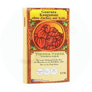 Tierra Verde Guarana Kaugummi 12 Stk.